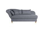 Max Winzer , Blau , Textil , Buche , Uni , Füllung: Schaumstoff , 88x82x190 cm , Made in Europe, Goldenes M , Rücken echt, Armteil links ,