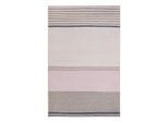 Esprit , Braun, Rosa, Beige , Textil , Streifen , rechteckig , 130x190 cm , Hohenstein, Oeko-Tex® Standard 100 , für Fußbodenheizung geeignet, in verschiedenen Größen erhältlich, für Hausstauballergiker geeignet, stuhlrollengeeignet, pflegeleicht, strapazierfähig, leicht zusammenrollbar , Teppiche & Böden, Teppiche, Webteppiche, Flachwebteppiche