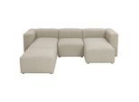 Max Winzer , Creme , Textil , U-Form , 275x235 cm , Goldenes M, Made in Austria , Typenauswahl, Rücken echt , Wohnzimmer, Sofas & Couches, Wohnlandschaften, Wohnlandschaften U-Form