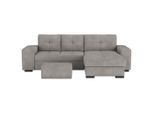 Mid.you , Grau , Textil , 268x156 cm , Wohnzimmer, Sofas & Couches, Schlafsofas, Schlafsofas