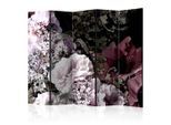 artgeist , Beere, Flieder, Magenta , Holz, Textil , Kiefer , massiv , Blume , 225x172x3 cm , Motiv auf Vorder- und Rückseite , Kleinmöbel, Paravents