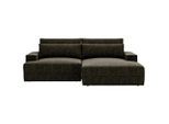 Livetastic , Schwarz , Textil , Füllung: Schaumstoff,Schaumstoff , Ottomane rechts, L-Form , 272x156 cm , Made in EU , Liegefunktion , Wohnzimmer, Sofas & Couches, Wohnlandschaften, Ecksofas