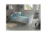 Vipack , Grau , Holz , Kiefer , 70x140 cm , Kinder- & Jugendzimmer, Kinderbetten, Kinderbetten
