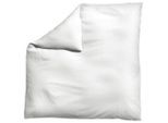 Schlafgut , Weiß , Textil , Uni , 200x200 cm , Textiles Vertrauen - Oeko-Tex®, AZO-frei, Bsci, Oeko-Tex® Standard 100 , pflegeleicht, atmungsaktiv, bügelleicht, schadstoffgeprüft, weiche und anschmiegsame Oberfläche, dicht gewebtes Garn , Heimtextilien, Schlaftextilien, Bettwäsche, Satin Bettwäsche