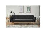 Livetastic , Schwarz , Textil , Birke , 212x79x85 cm , Wohnzimmer, Sofas & Couches, Schlafsofas, Schlafsofas