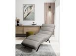 Livetastic , Dunkelgrau , Textil , 65x65-95x171 cm , Made in EU , Relaxfunktion, Rücken echt ,
