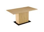Mid.you , Eichefarben , Holz, Metall, Holzwerkstoff , Eiche , furniert , rechteckig , 90x75x160 cm ,