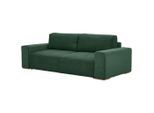 Livetastic , Grün , Textil , Buche , Hartholz , Füllung: Silikon, Schaumstoffflocken , 255x86x123 cm , Made in EU , Liegefunktion , Wohnzimmer, Sofas & Couches, Schlafsofas, Schlafsofas