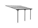 Möbelix , Schwarz , Metall , 435x225x300 cm , Freizeit im Garten, Gartenbauten, Terrassenüberdachung