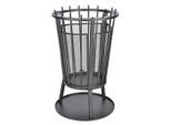 Möbelix , Schwarz , Metall , konisch , 61 cm , Freizeit im Garten, Gartenaccessoires, Feuerschalen