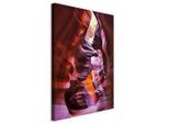 artgeist , Brombeere, Dunkelorange , Textil, Holzwerkstoff , rechteckig , 40x60x1.2 cm , Keilrahmen , Dekoration, Bilder & Rahmen, Bilder, Landschafts Bilder