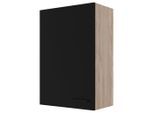 FlexWell , Schwarz, Eichefarben , Holzwerkstoff , 2 Fächer , einzeln stellbar, einmalig seitenverkehrt montierbar , 60x89x32 cm , Made in Germany , individuell planbar, Zusatzausstattung erhältlich, hängend ,