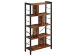 Möbelix , Braun, Schwarz , Metall, Holzwerkstoff , Vintage , 4 Fächer , 74x154.5x30 cm , Typenauswahl, Beimöbel erhältlich, stehend , Büromöbel, Aktenschränke & Aktenregale, Aktenregale