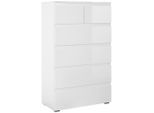 Möbelix , Holzwerkstoff , 6 Schublade(n) Schubladen , 80x131.5x40 cm , stehend ,