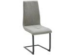 James Wood , Grau , Holz, Metall, Textil , Eiche , vollmassiv , 41x102x58 cm , Esszimmer, Esszimmerstühle, Polsterstühle