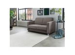 Livetastic , Graubraun , Textil , Uni , 159x88x87 cm , Made in EU , Stoffauswahl, Liegefunktion, einzeln ausziehbar, Rücken echt ,
