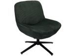 Livetastic , Grün , Metall, Textil , 66x76x75 cm , Sitzfläche 360° drehbar ,