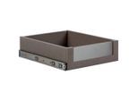 Ondega , Schlammfarben , Glas, Holzwerkstoff , 42.4x12x45 cm ,