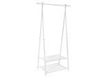 Möbelix , Weiß , Metall , 64x155x41 cm , standfeste Füße ,