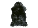 Linea Natura , Schwarz , Fell , Schaf , Tierform , 60x90 cm , für Fußbodenheizung geeignet, antistatisch , Teppiche & Böden, Teppiche, Fellteppiche