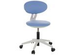 Mid.you , Blau , Textil , 42x66-87x52 cm , Sitzfläche 360° drehbar, ergonomische Rückenlehne , Büromöbel, Bürostühle, Schreibtischsessel, Kinderdrehstühle