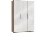 Mid.you , Weiß, Eichefarben , Holzwerkstoff , 2 Fächer , 150x216x58 cm , BQ - Bündnis für Qualität, Made in Germany, DIN EN ISO 9001 , umfangreiches Zubehör erhältlich, in verschiedenen Größen erhältlich, in verschiedenen Holzdekoren erhältlich ,