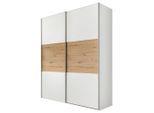 Mid.you , Weiß, Eiche Artisan , 8 Fächer , 2 Schublade(n) Schubladen , 167x222x68 cm , Lga, Goldenes M, BQ - Bündnis für Qualität, Made in Germany , in verschiedenen Größen erhältlich, in verschiedenen Holzdekoren erhältlich , Schlafzimmer, Kleiderschränke, Schwebetürenschränke