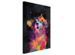 artgeist , Mehrfarbig , Holz, Textil , Kiefer , rechteckig , 60x90x1.2 cm , Keilrahmen , Dekoration, Bilder & Rahmen, Bilder, Tier Bilder