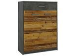 Möbelix , Holzwerkstoff , 3 Fächer , 1 Schublade(n) Schubladen , 79.9x106.2x34 cm ,