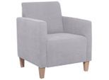 Max Winzer , Silberfarben , Textil , Buche , 71x81x70 cm , Goldenes M, Made in Germany ,