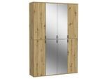 Mid.you , Glas, Holzwerkstoff , 15 Fächer , 121x193x34 cm , FSC MIX ,