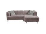 Mid.you , Taupe , Textil , Füllung: Polyurethan (Pur) , Ottomane rechts, L-Form , 247x158 cm , Made in EU , Wohnzimmer, Sofas & Couches, Wohnlandschaften, Ecksofas