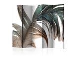 artgeist , Mintgrün, Ecru , Holz, Textil , Kiefer , massiv , Floral , 225x172x3 cm , Motiv auf Vorder- und Rückseite ,