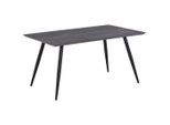 Mid.you , Schwarz , Metall, Holzwerkstoff , rechteckig , 150x75x90 cm ,