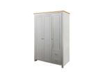 Mid.you , Grau, Eichefarben , Holzwerkstoff , 2 Schublade(n) Schubladen , 112x180x52 cm ,