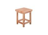 Gardenson , Kernbuche , Holz , Kernbuche , massiv, Hartholz , quadratisch , 30x40x30 cm , Gartenmöbel, Gartensessel, Gartenhocker