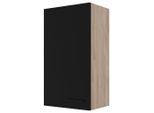 FlexWell , Schwarz, Eichefarben , Holzwerkstoff , 2 Fächer , einzeln stellbar , 50x89x32 cm , Made in Germany , individuell planbar, Zusatzausstattung erhältlich, hängend ,