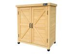 Ambia Garden , Braun , Holz , Hemlocktanne , 45x93x80 cm , Grüner Punkt, Europäischer Sicherheitsstandard, FSC 100% , Gartenmöbel, Gartenmöbelzubehör, Gartenschränke