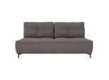 Mid.you , Dunkelbraun , Textil , Füllung: Faserbällchen, Schaumstoffflocken , 197x94x96 cm , Made in EU, Oeko-Tex® Standard 100 , Schlafen auf Sitzhöhe, Rücken echt , Wohnzimmer, Sofas & Couches, Schlafsofas, Schlafsofas