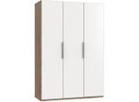Mid.you , Weiß, Eichefarben , Holzwerkstoff , 2 Fächer , 150x216x58 cm , BQ - Bündnis für Qualität, Made in Germany, DIN EN ISO 9001 , umfangreiches Zubehör erhältlich, in verschiedenen Größen erhältlich, in verschiedenen Holzdekoren erhältlich ,