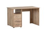 Mid.you , Wildeiche , Holzwerkstoff , 3 Schublade(n) Schubladen , rechteckig , 115.8x74x70 cm , in verschiedenen Holz-Dekoren erhältlich , Büromöbel, Schreibtische, Schreibtische