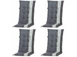 Ambia Garden , Grau , Textil , Schriftzug , Füllung: Schaumstoff, Vlies , 50x8x123 cm , mittels Bändern zu befestigen, mittels Gurtband zu befestigen ,