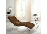 Livetastic , Dunkelbraun , Textil , 65x65-95x171 cm , Made in EU , Relaxfunktion, Rücken echt ,