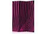 artgeist , Schwarz, Pink , Holz, Textil , Kiefer , massiv , Animalprint , 135x172x3 cm , Motiv auf Vorder- und Rückseite ,