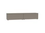 Vertico , Taupe , Holzwerkstoff , 2 Schubladen , 200x36x48 cm , hängend , Wohnzimmer, TV-Möbel, TV- & Lowboards