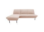 Looks by W.Joop , Creme , Textil , Uni , Ottomane links, nicht einzeln stellbar, L-Form , 214x168 cm , Made in EU, FSC MIX , Stoffauswahl, seitenverkehrt erhältlich, Hocker erhältlich, Rücken echt , Wohnzimmer, Sofas & Couches, Wohnlandschaften, Ecksofas