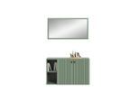 Mid.you , Graugrün , Holzwerkstoff , 106x192x37 cm , FSC MIX , stehend , Garderobe, Garderoben-Set