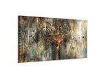 artgeist , Mehrfarbig , Holz, Textil , Kiefer , rechteckig , 120x40x1.2 cm , Keilrahmen ,