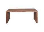 Mid.you , Sheeshamfarben , Holz , Sheesham , massiv , rechteckig , 100x76x200 cm , Büromöbel, Schreibtische, Schreibtische