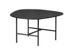 Livetastic , Schwarz , Metall, Keramik , Marmoroptik , organisch , 70x38x70 cm ,